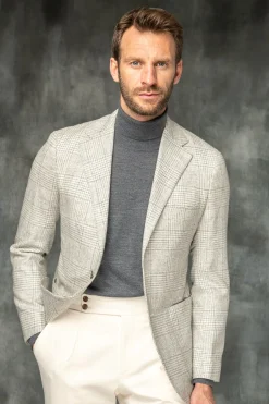 Anthracite Merino Turtleneck – Made In Italy|Pini Parma Discount