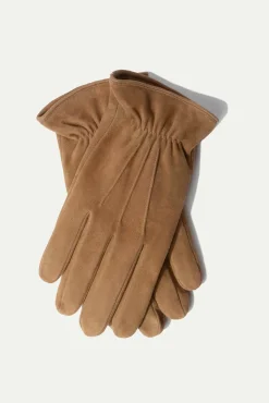 Avana Cashmere Lined Suede Gloves - Made In Italy|Pini Parma Online