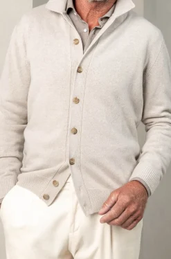 Beige Cardigan – Made In Italy|Pini Parma New