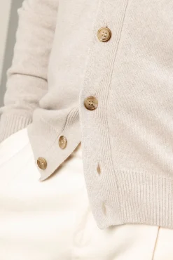 Beige Cardigan – Made In Italy|Pini Parma New