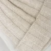 Beige Cashmere Rib Knit Beanie - Made In Italy|Pini Parma Store