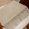 Beige Cashmere Scarf - Made In Italy|Pini Parma Cheap