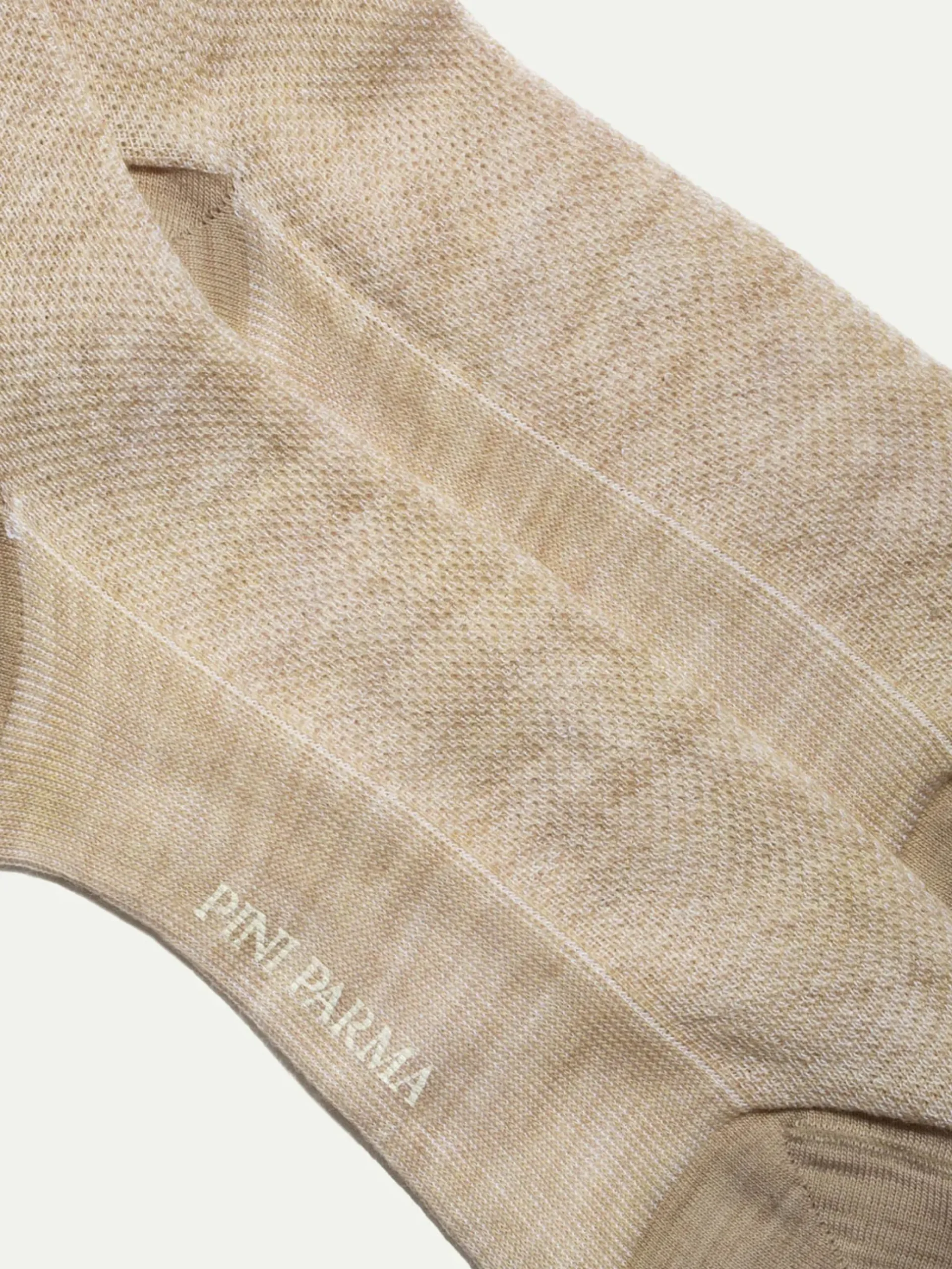 Beige Micro Fancy Short Socks - Made In Italy|Pini Parma Hot