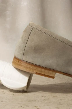 Beige Soft Penny Loafers - Made In Italy|Pini Parma Store