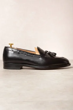 Black Tassel Loafers - Made In Italy|Pini Parma Flash Sale