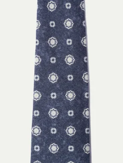 Blue Fancy Tie - Made In Italy|Pini Parma Best Sale