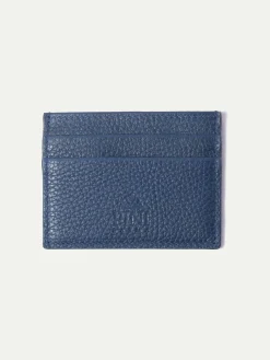 Blue Leather Card Holder - Made In Italy|Pini Parma Cheap