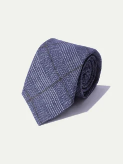 Blue Prince Of Wales Tie - Made In Italy|Pini Parma Hot