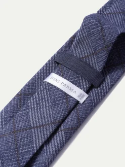 Blue Prince Of Wales Tie - Made In Italy|Pini Parma Hot