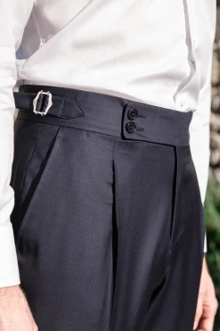 Blue Trousers "Soragna Capsule Collection" - Made In Italy|Pini Parma Cheap