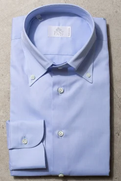 Button Down Light Blue Shirt "Sartoriale Collection" - Made In Italy|Pini Parma Online