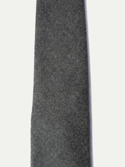 Dark Green Flannel Tie - Hand Made In Italy|Pini Parma Store