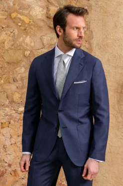 Royal Blue Suit - Made In Italy|Pini Parma Discount