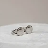 Silver Cufflinks - Made In Italy|Pini Parma Flash Sale