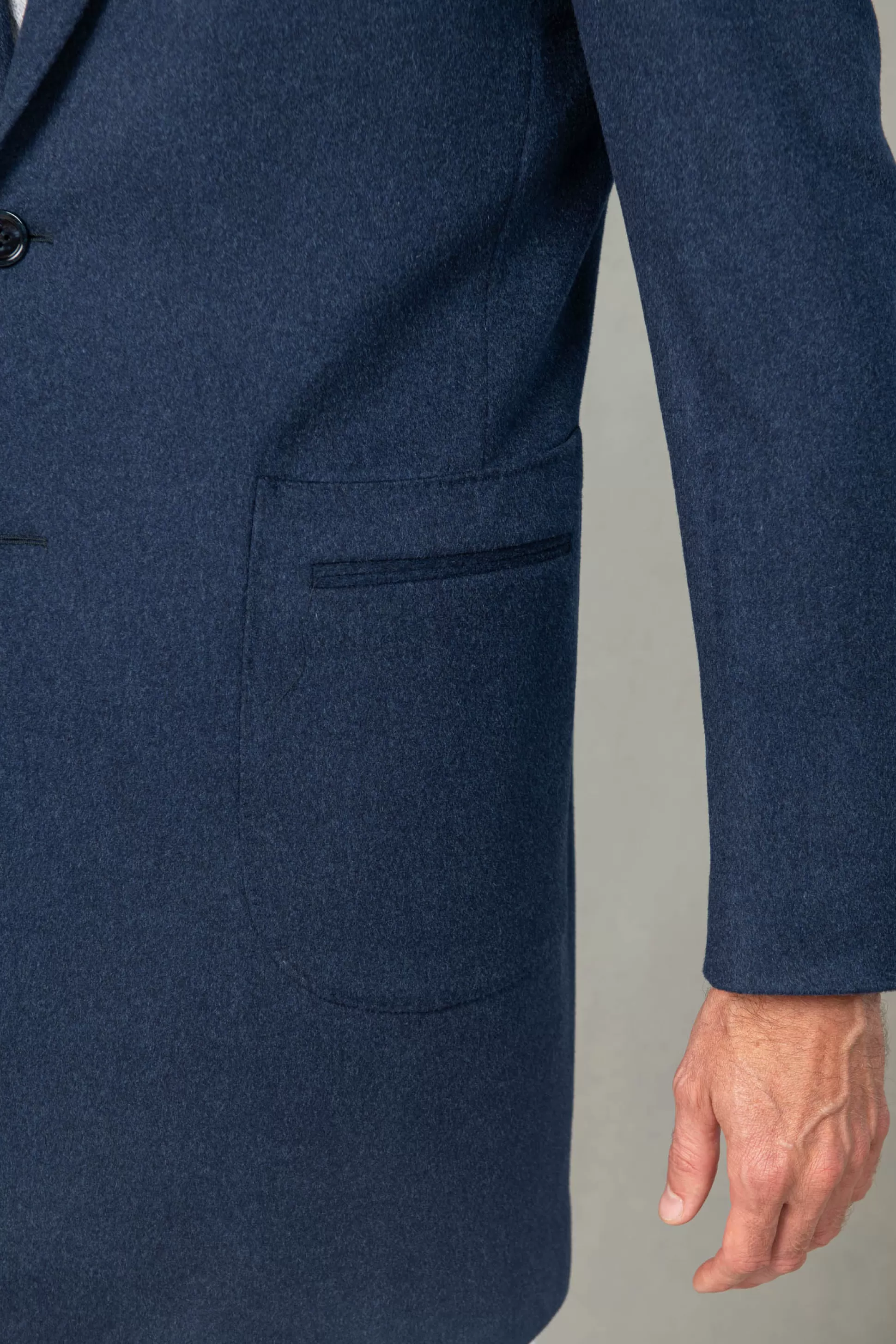 Blue Coat In Loro Piana Wool – Made In Italy | Pini Parma Outlet