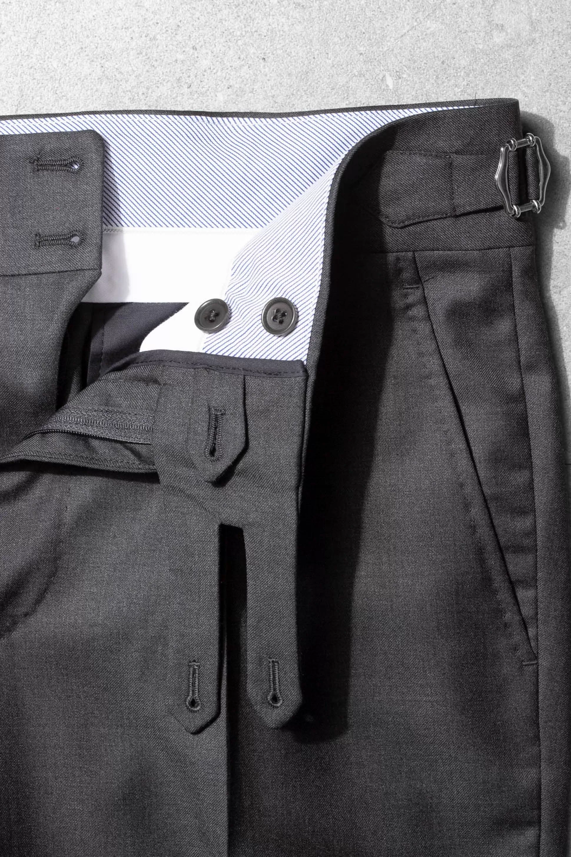Dark Grey Trousers "Limited Edition" - Made In Italy | Pini Parma Hot