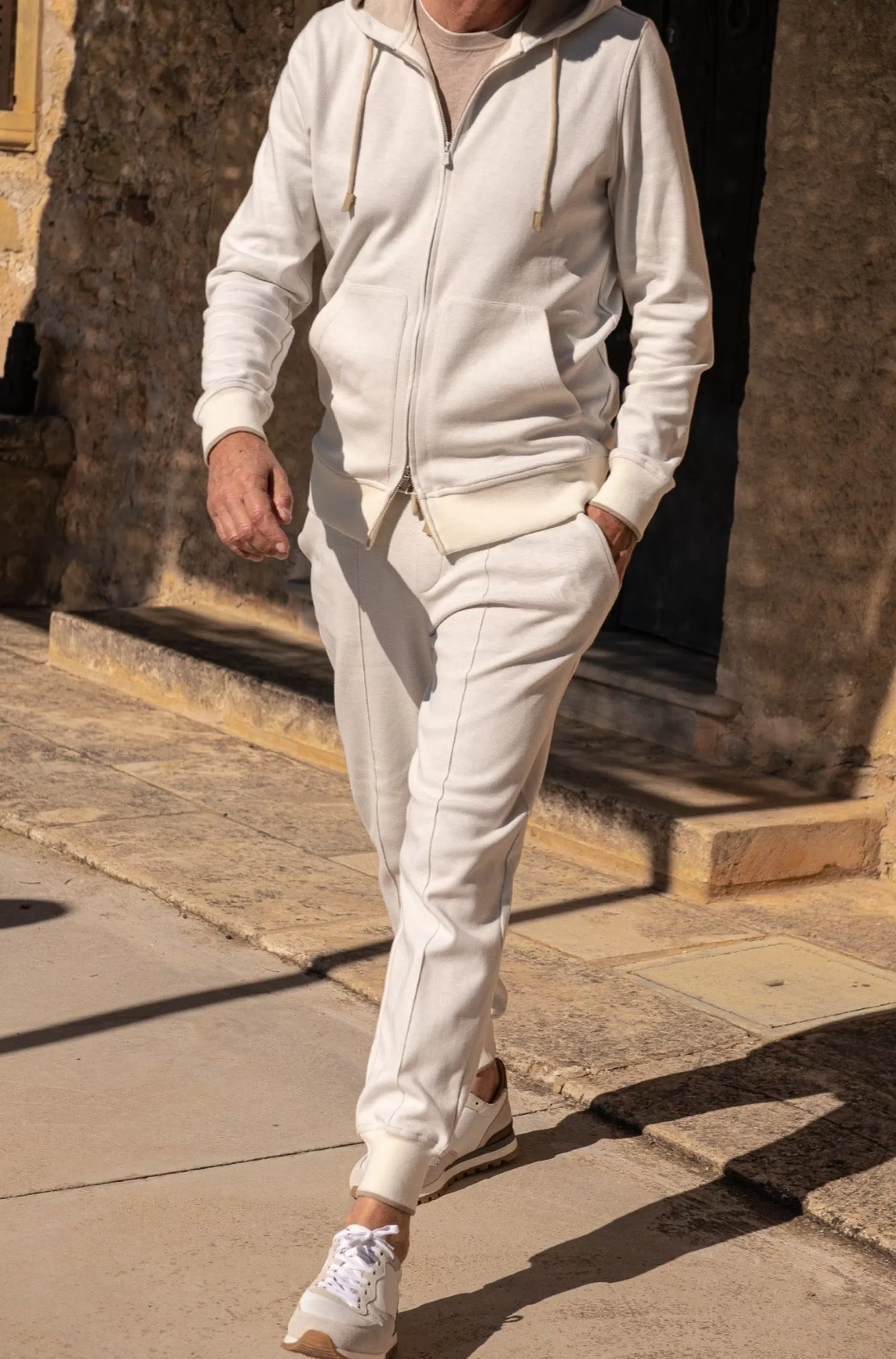 Off-White Leisure Zip Hoodie - Made In Italy | Pini Parma Hot